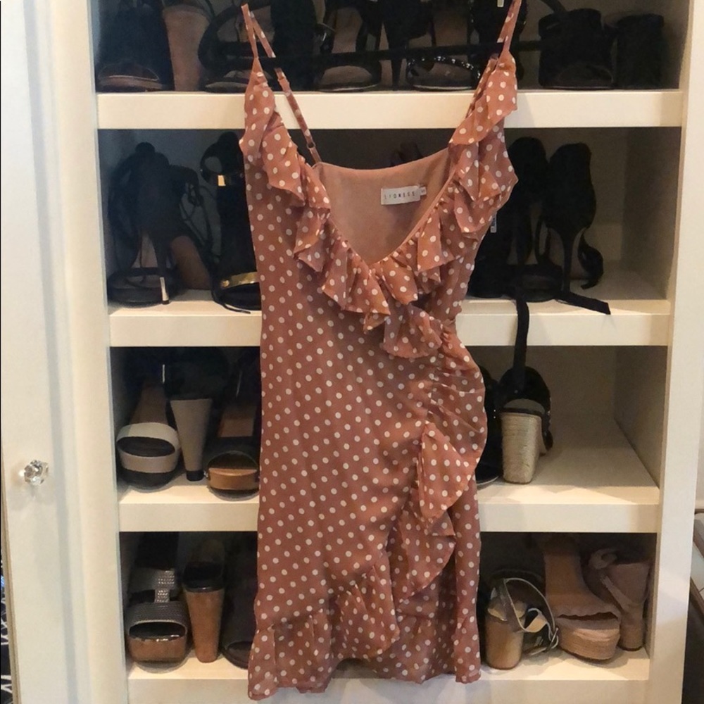 Lioness Polka dot wrap Dress